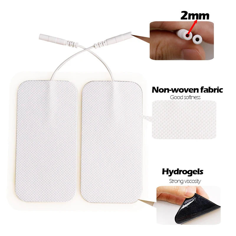 NEW Arrivals 20/50PCS Set 9*5cm Self-adhesive Electrode Pads Patch for Body TENS Massager Pulse Muscle Stimulator Acupuncture Massage Gel Sticker
