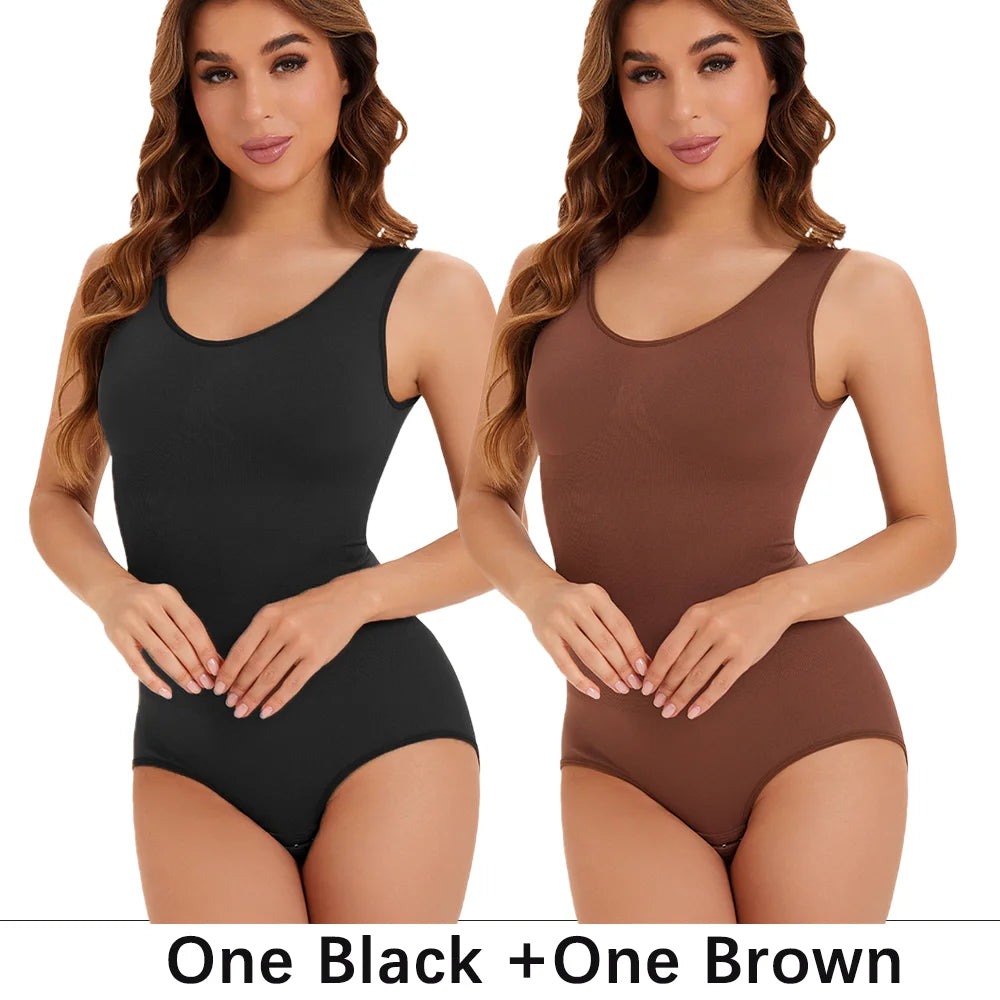 NEW Arrivals 2 PCS Slimming Bodysuit Women One-Piece Shapewear Corset Reducing Body Shaper Modeling Underwear Tummy Control Panties Briefs