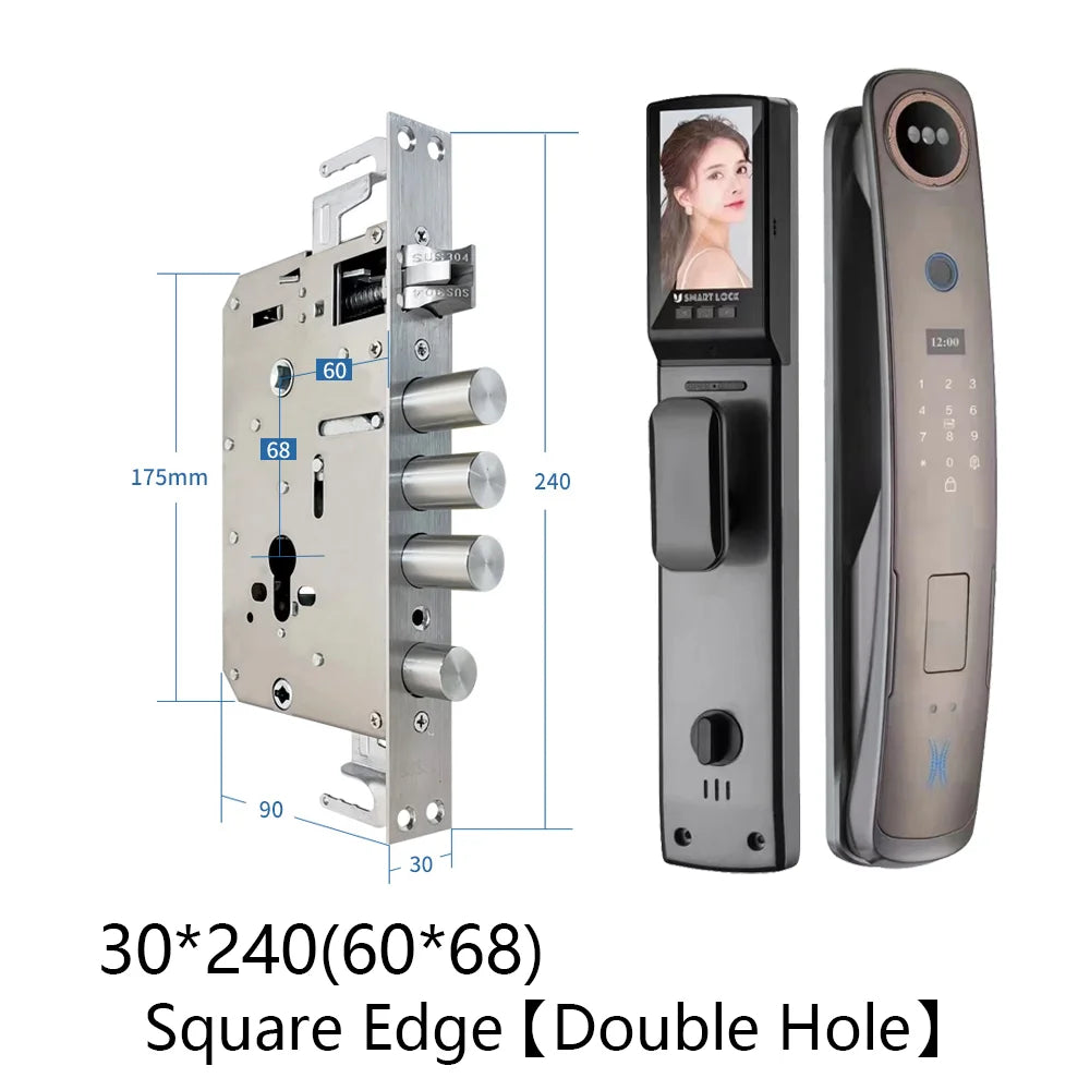 Low-Price Sales are Limited NEW Arrivals 3D Face Recognition Bluetooth Wi-Fi APP Control Intelligence Door Lock Biometric Fingerprint Smart Keyless Access Password IC Card Smart Life Home Security Supplies