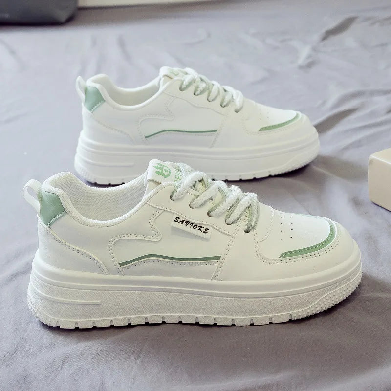Designer Platform Running Sneakers Women Tennis shoes Woman Walking Chunky Sneakers white Casual Slip on Vulcanized Shoes