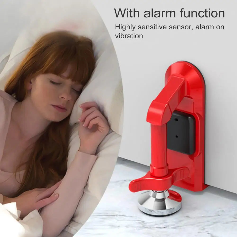 NEW Home Security Door Stopper Jammer Travel Security Door Lock with Alarm for Home Office Hotel Protection Portable Anti-Theft Burglary Door for Women Protection Home Security Supplies