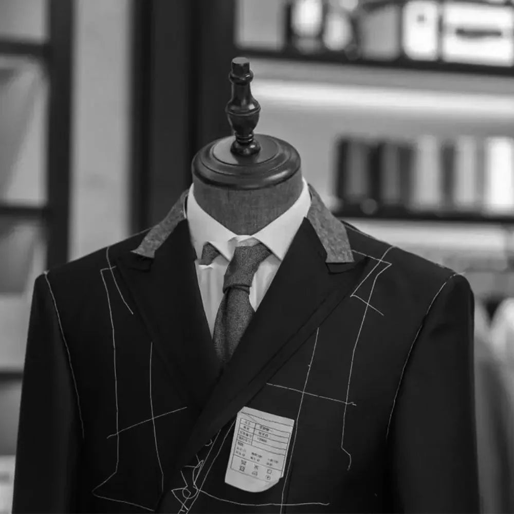 Low-Price Sales are Limited NEW 3PCS Set S-6XL PLUS SIZE Navy Blue British Gentleman Tuxedos Tailcoat Formal Wedding Business Opera Concerts Evening Party Suits Swallow Tail Coat Male Jacket Vest Pants Suit Men Luxury Fashion