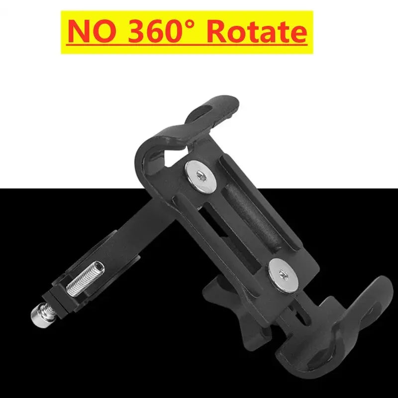 NEW Arrivals Gold/Gray Color Metal Motorcycle Bike Phone Holder Aluminum Alloy Anti-Slip Bracket GPS Clip Universal Bicycle Stand Support for All Smartphones