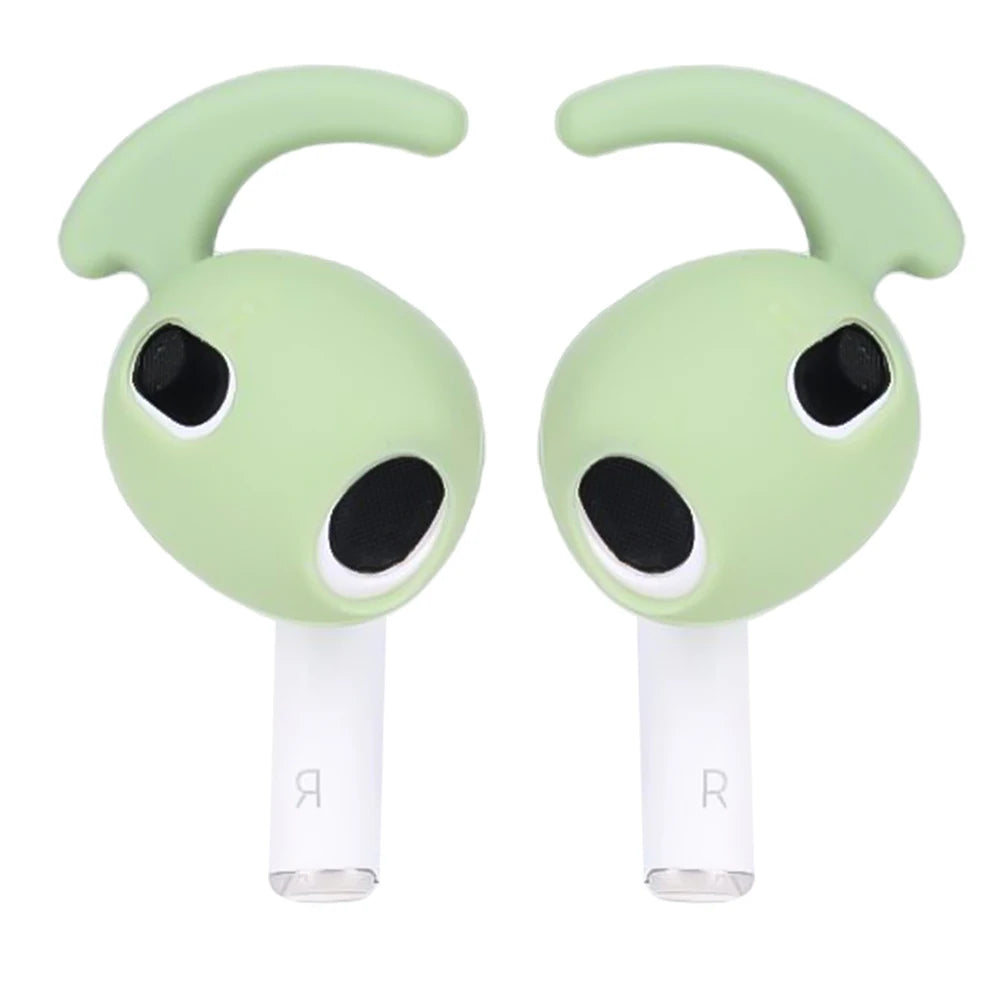 NEW 6 Pairs In-Ear Soft Silicone Ear Tips Cover for Apple Air Pods 3 Protective Ear Pads Earphone Cup Earpads with Anti-Slip Ear Hook