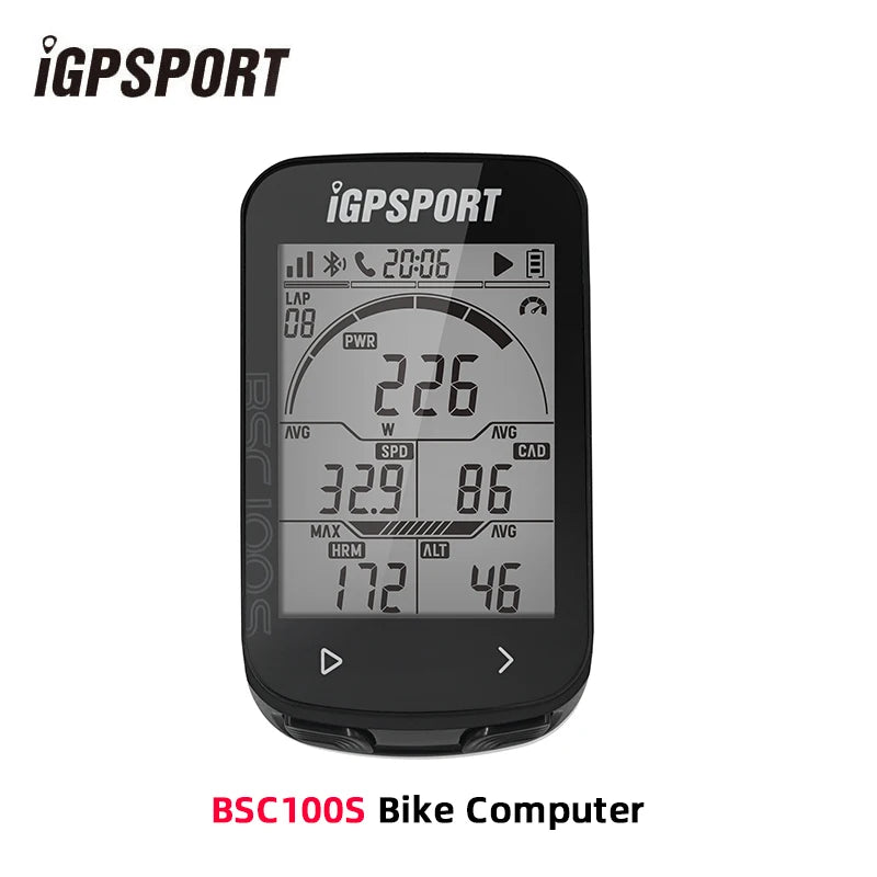 NEW Bicycle Computer Set BSC100S Computer BLE Bluetooth ANT Waterproof Wireless Bike Stopwatch MTB Road Cycling Bike Computer Cycling Accessories Sports Supplies
