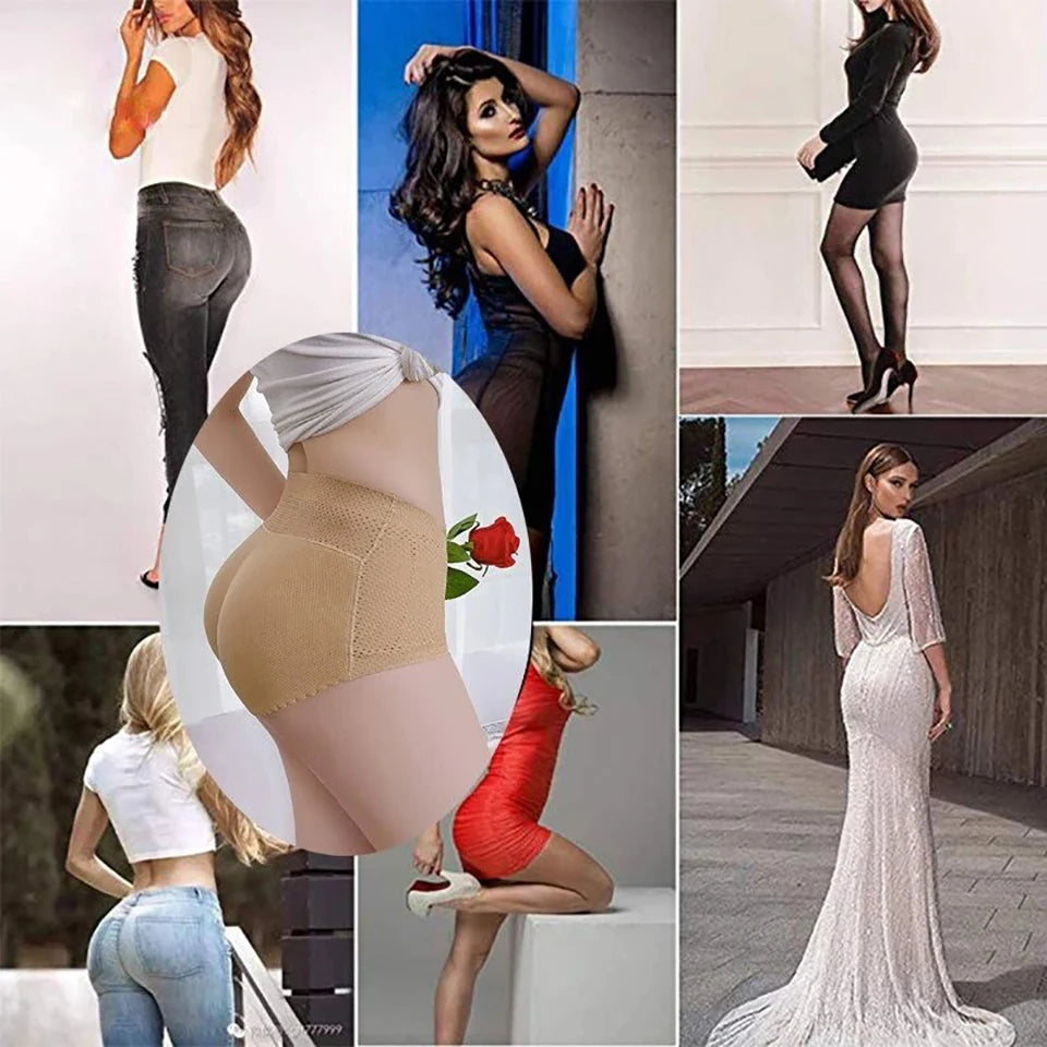 Hot Sale Butt Lifter Shaper Panties Women Hip Enhancer Shapewear High Waist Fake Buttocks Push Up Control Panties Padded Underwear Briefs Female Ladies High Quality Fashion Underwear Supplies