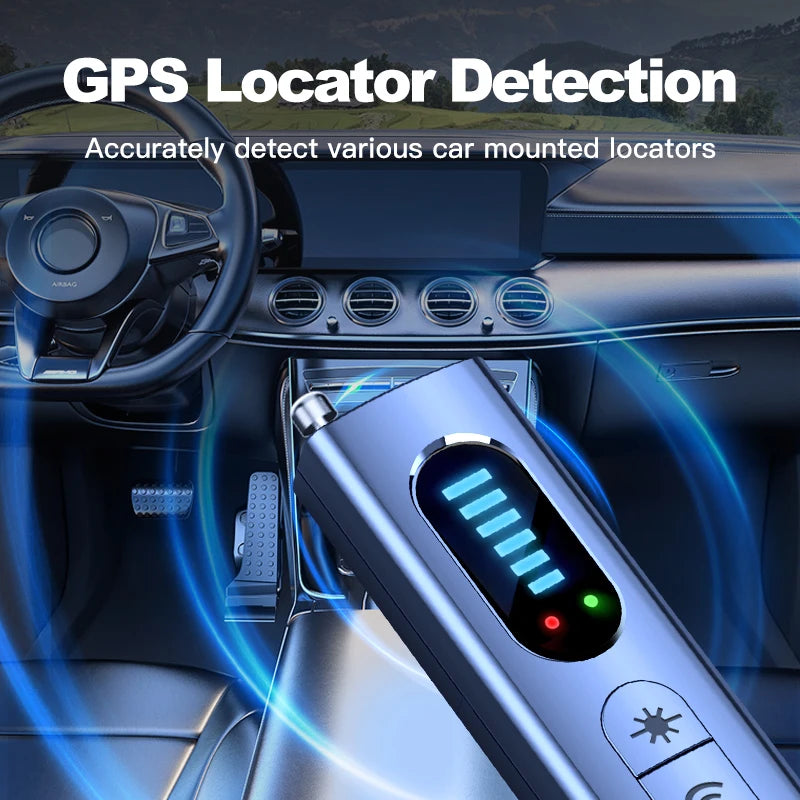 NEW Arrivals Privacy Protection Travel Hotels Office T18 Wireless Hidden Camera Detector, Laser RF Signal Scanner, GPS Locator Detection Anti-Peeping Anti-Spy Camera Personal Safety Security Supplies