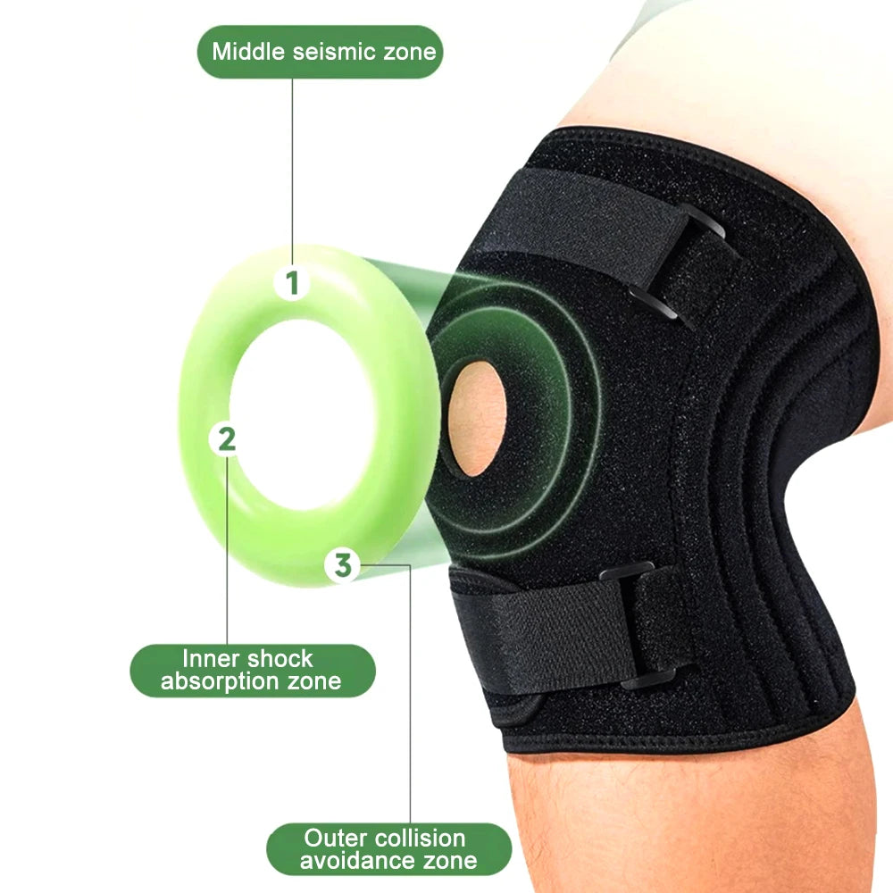XL-8XL Plus Size Top Quality Knee Brace for Men & Women – Patella Gel Pads & Side Stabilizers for ACL, Meniscus Tear, Arthritis & Injury Recover Sports Apparel Accessories