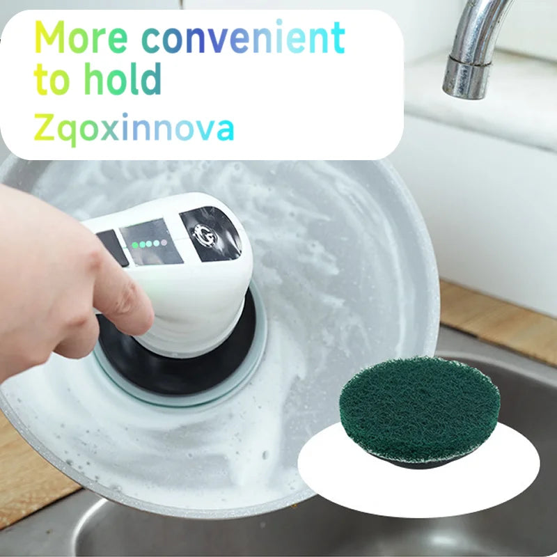 NEW Arrivals 7 in 1 Set Household Cordless Multipurpose Spin Scrubber Kitchen Gadgets Hair Brushes Bathroom Broom Toilet Kitchen Mops Electric Cleaning Brush Home Appliances