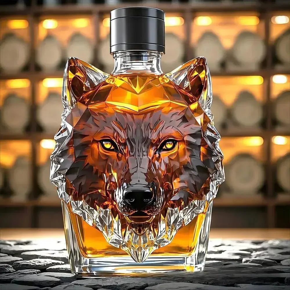 New Unique Semi Truck Whiskey Pure Crystal Bottle, Perfect for Whiskey Wine Bottle Home Office Bar Decor Gifts Hotels Restaurant Pubs Decoration