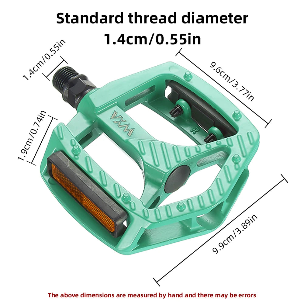 NEW Arrivals Bicycle Aluminum Alloy Anti-Slip MTB Bike Ultralight Pedal Dustproof Waterproof Seal Double DU Flat Professional Pedals Cycling Parts Accessories