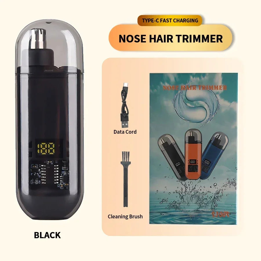 NEW Arrivals 2 In 1 Electric Portable Ear And Nose Hair Trimmer Clipper Professional Painless Portable Eyebrow For Men Women