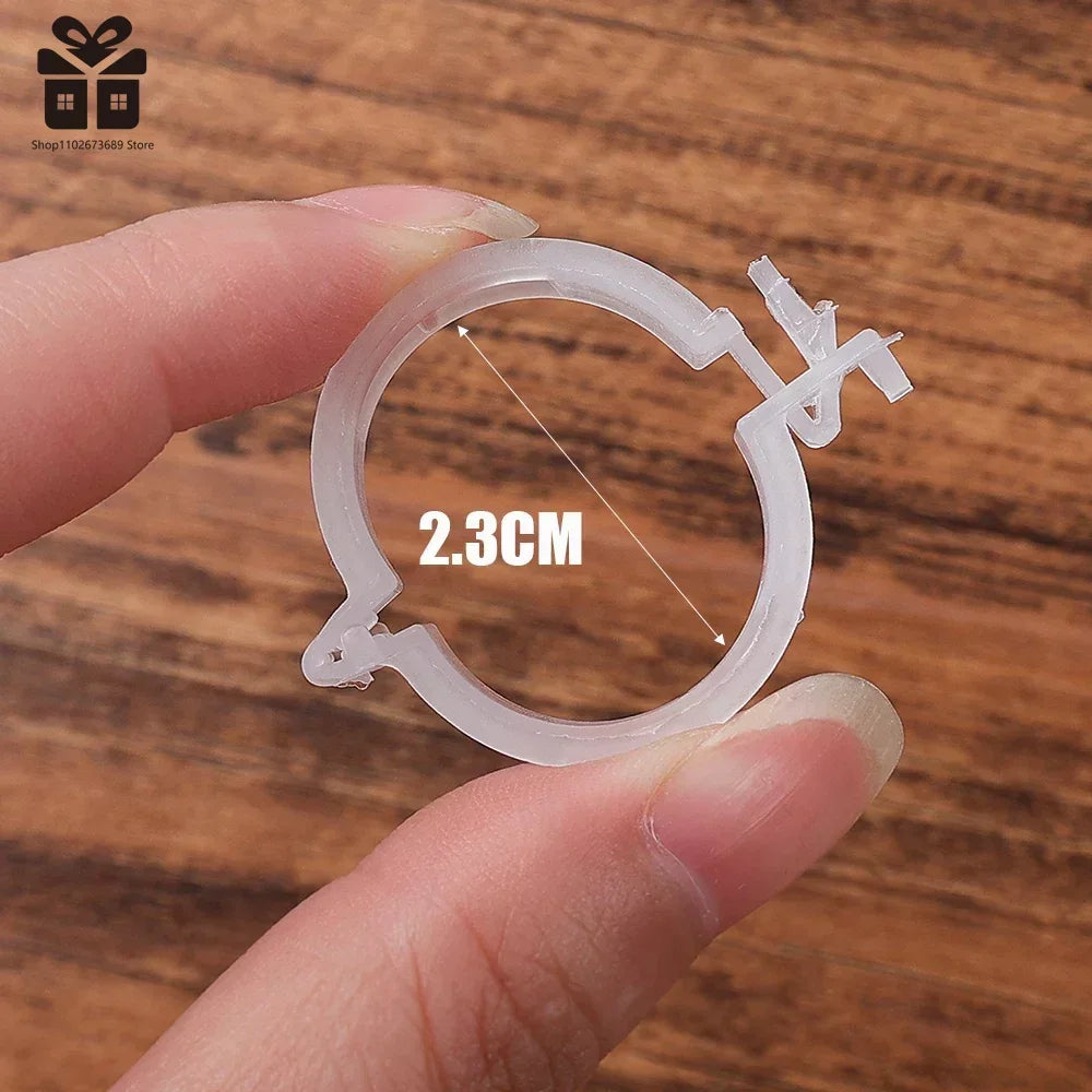 100/150Pcs Plastic Plant Support Clips Reusable Plant Vine Protection Grafting Fixing Tool for Vegetable Tomato Garden Supplies