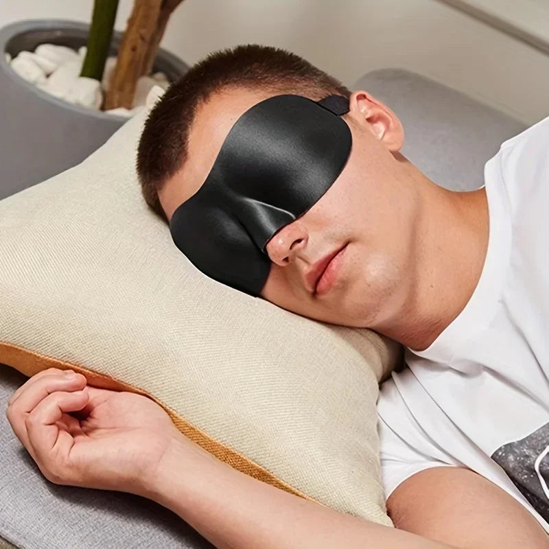 NEW 5PCS Set 3D Sleeping Mask Eyepatch Block Out Light Soft Padded Sleep Rest Relax Aid Cover Patch Blindfold Face Shade Eyeshade Eyes Patches Outdoor Travel Airplane
