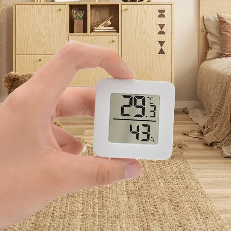 NEW Arrivals 4/6PCS Set Mini Digital Thermometer Hygrometer Indoor Temperature Electronic Monitor Hygrometer Outdoor Room Baby Living Room Home Smart Devices
