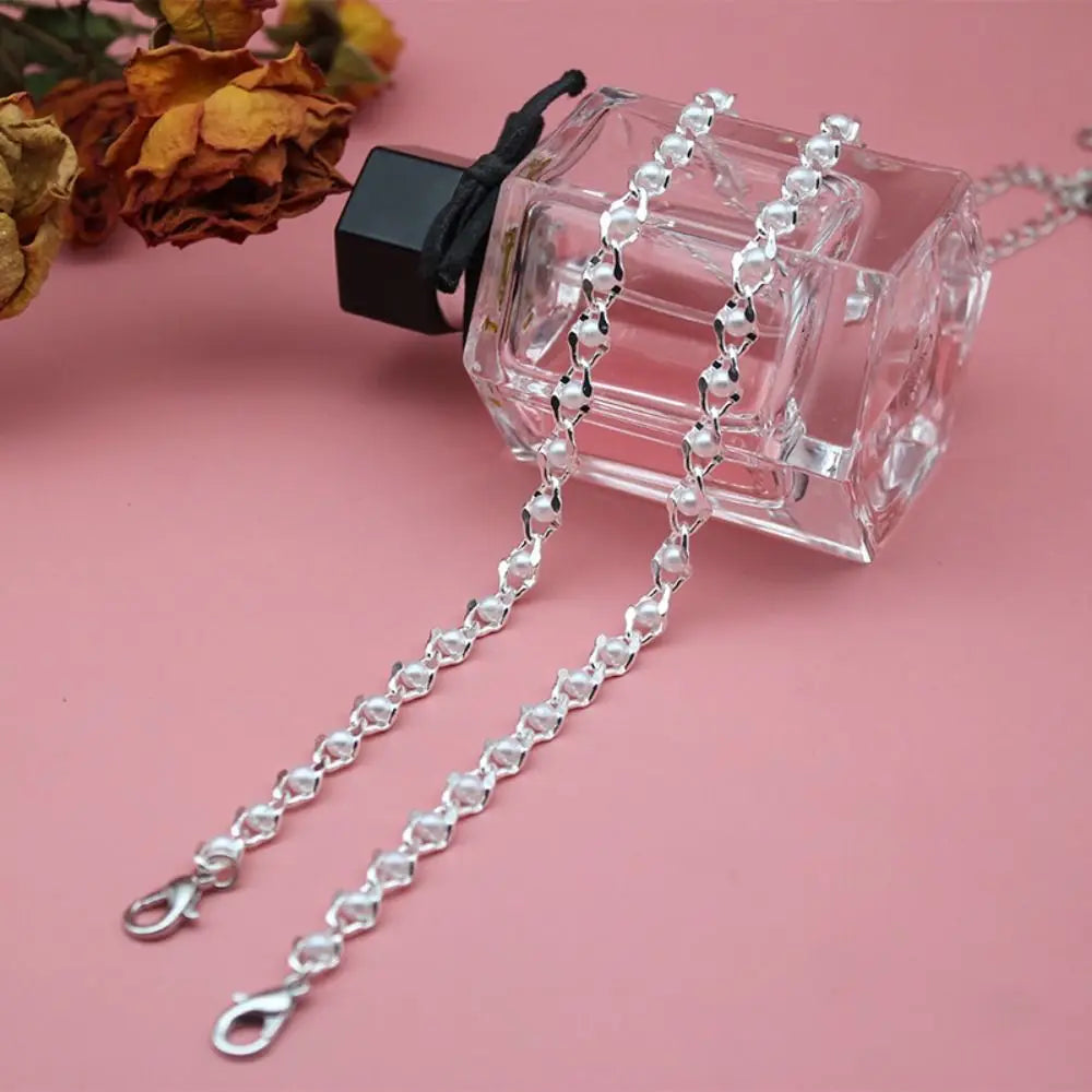 NEW Arrivals Women Fashion Metal Bras Straps Rhinestone Anti-Slip Underwear Shoulder Strap Pearl Adjustable Straps Girls Ladies Underwear Fashion Apparel Accessories Lingerie Supplies