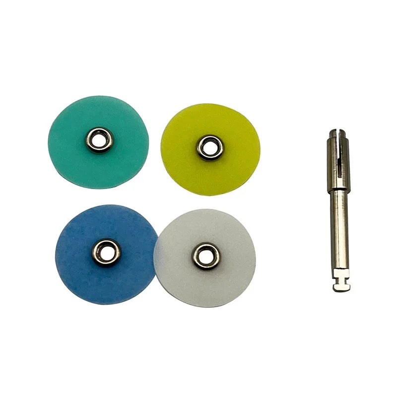 40pcs Or 80pcs/Box Dental Composite Polishing Disc Gross Reduction Contouring Mandrel Stripes Set