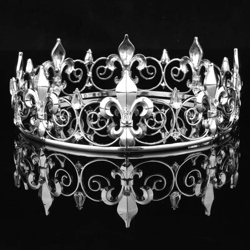 Low-Price Sales are Limited Luxury Wedding Crown Gold Silver Color Rhinestone Crystal Diadem Queen Crown Princess Tiaras Bridal Hair Jewelry Party Hair Accessories Girls Ladies Luxury Jewelry Fashion Accessories Supplies