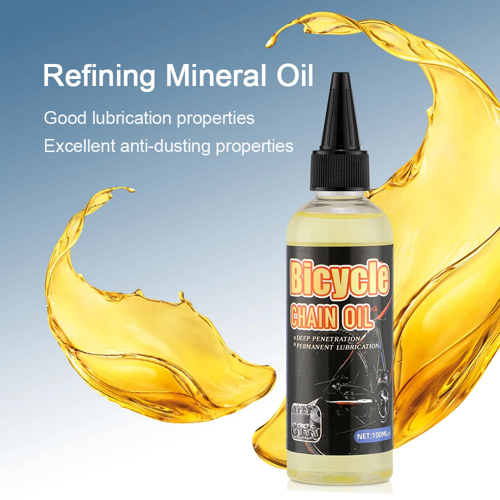 NEW 3PCS Set 300ml Bicycle Chain Korean Lube Oil Special Deep Lubricant Oil For MTB Road/Mountain Bike Maintenance Grease for Motorcycle Chain Cycling Accessories Sports Supplies