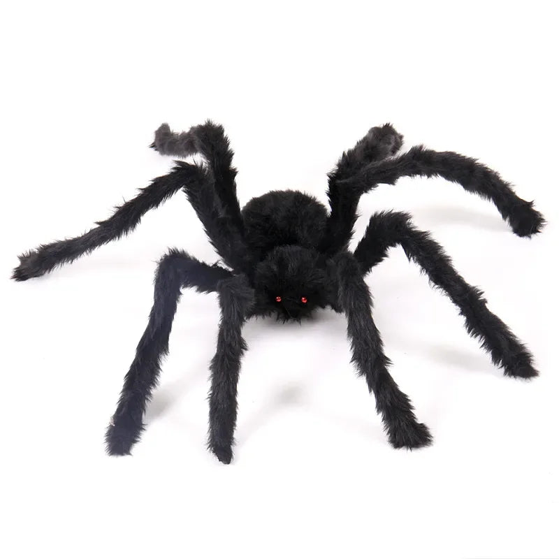 NEW 30-200CM Halloween Big Plush Spider Halloween Decoration Party Props Outdoor Big Spider Decoration Chamber Trick A Prank Big Spider