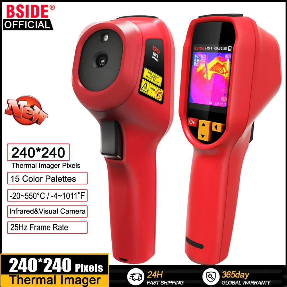 NEW Arrivals HOT SALE Infrared Thermal Imager Camera Laser Thermographic HD Display For Circuit PCB Repair Pipeline Detection Medical Laser Positioning Electronics Supplies
