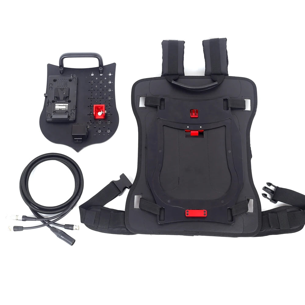 NEW Professional V-Mount B-Mount Battery Power Back XLR 3Pin Power Output Handle Fixing Plate for ARRI S35 Mini LF Camera is Used Separate Outdoor