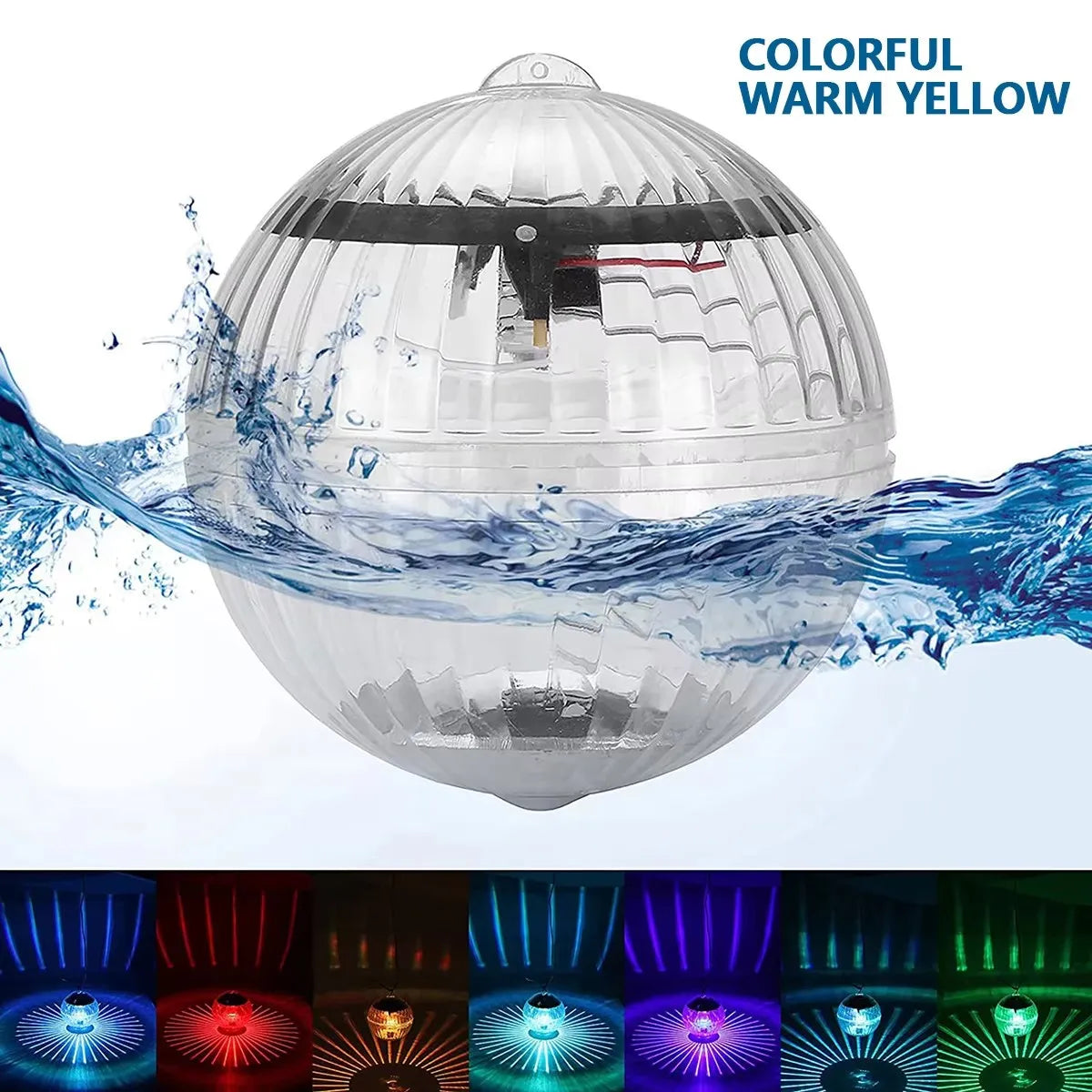 NEW 4PCS Set Led Solar Floating Lamps Swimming Water Pool Ball Solar Panel Powered Pond Drift Waterproof Glow Show Disco Color Changing Lights