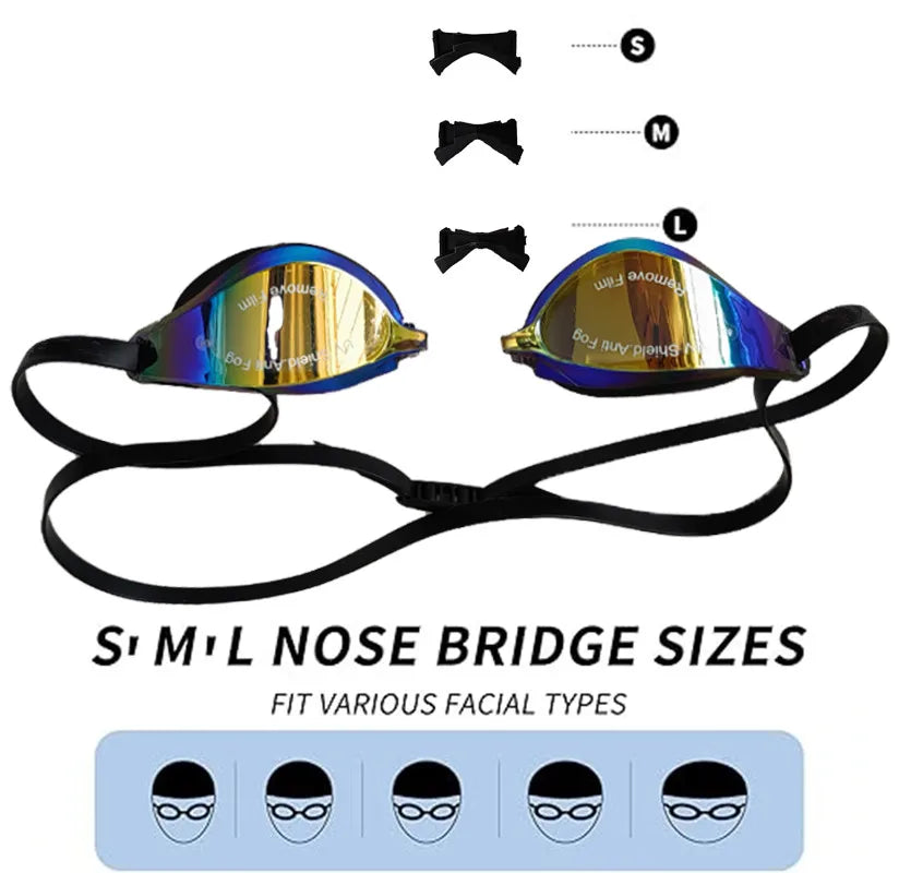 NEW 2PCS Set 3 Colors 100% Original ARENA Professional UV Protection Goggles + Case Adults Racing Goggles Anti-Fog Glasses Waterproof HD Swimming Eyewear Adjustable Swimming Accessories