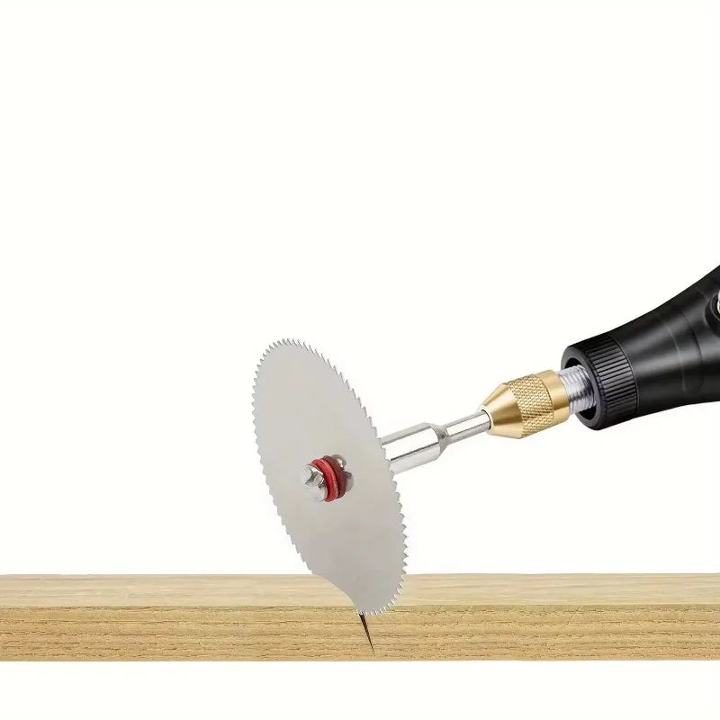 NEW 11PCS Set Mini Circular Saw Blade Set Precision Woodworking Cutting Disc with 1 Rod 22mm 25mm 32mm for Cutting Wood Metal