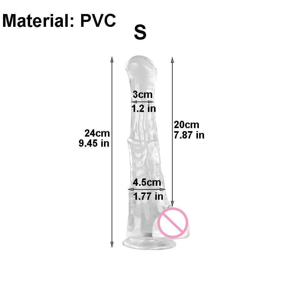 30cm Huge Horse Dildo Realistic Animal Penis Artificial Female Masturbators Rubber Monster Cock Anal Plug Hand-Frees Sex Tools