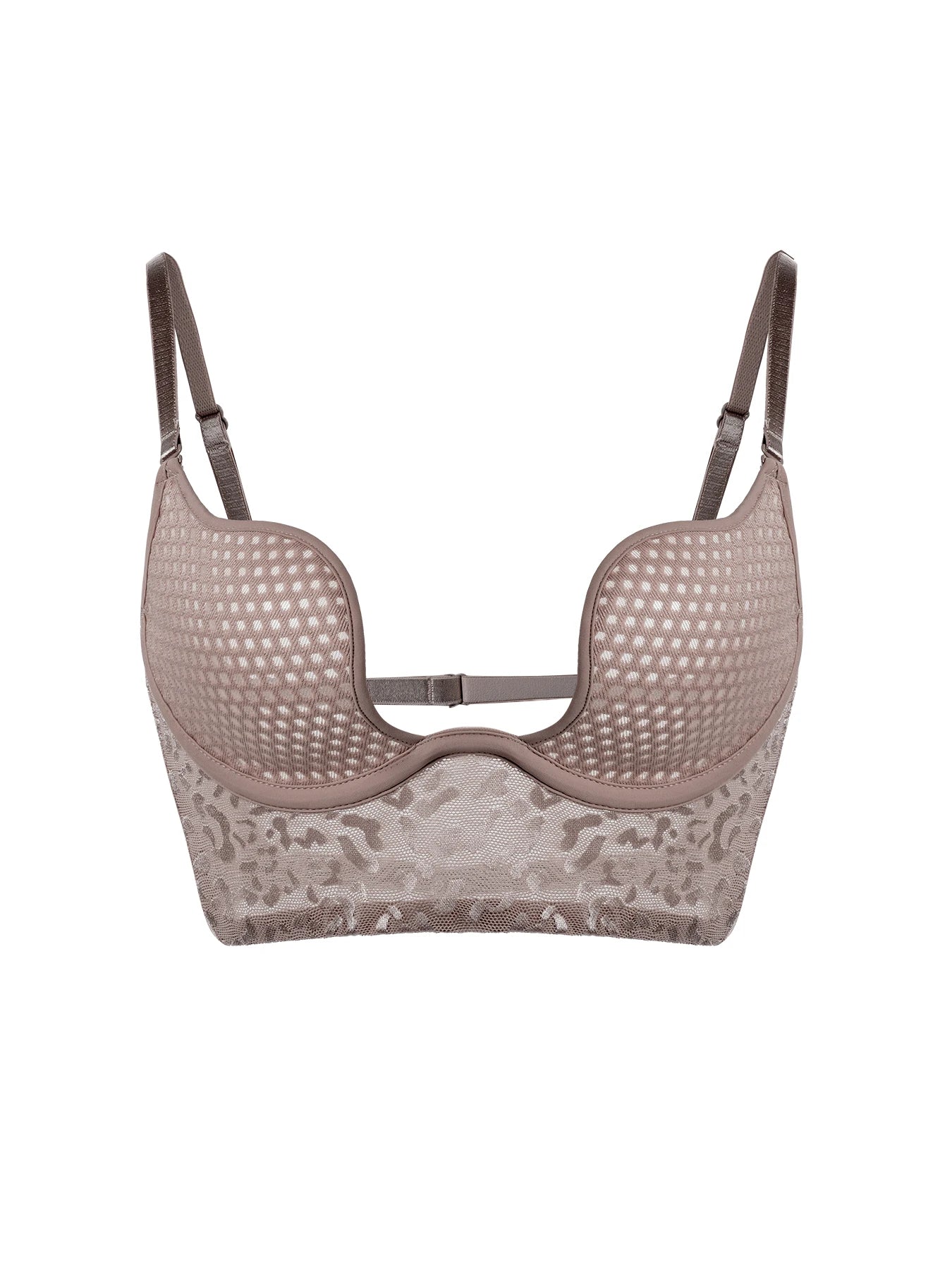 NEW 4 Colors Plus Size Stylish Mesh Breathable Soft-Steel Ring Women Bra Thin Design with Backless Multiple Wearing Styles Comfortable Lingerie Female Underwear