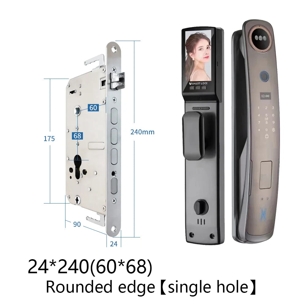 Low-Price Sales are Limited NEW Arrivals 3D Face Recognition Bluetooth Wi-Fi APP Control Intelligence Door Lock Biometric Fingerprint Smart Keyless Access Password IC Card Smart Life Home Security Supplies