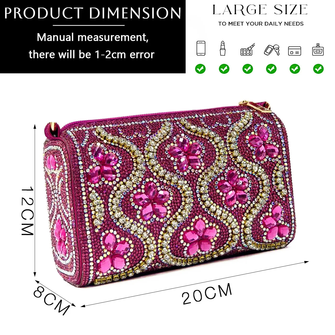 Newest 8 Colors INS Style FUCHSIA Color Elegant Low Heels Nigeria Popular Design African Ladies Shoes And Bag Set for Wedding Birthday Party Night Business Dinner Ladies Luxury Fashion Apparel Accessories Shoes Products