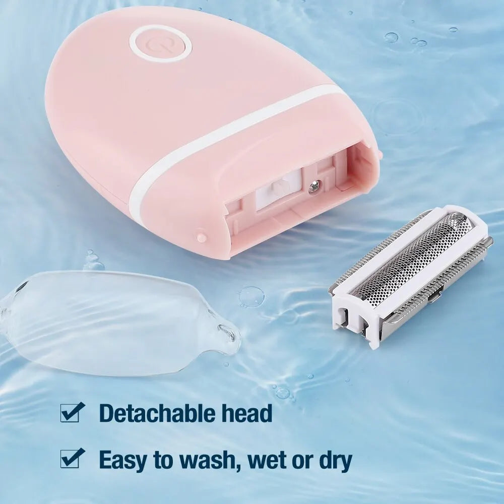 Women's 3 in 1 Shaver Electric Mini Razor Special Hair Removal Equipment Whole Body Knife Armpit Intimate Area
