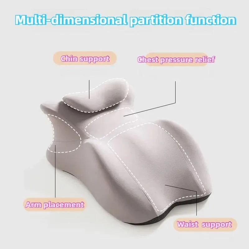 NEW Arrivals Lying in Bed Pillow Prone Pillow Multi-Functional Prone Pillow Memory Foam Ergonomic Pillow Machine Washable And Hypoallergenic Massage Relaxation Supplies