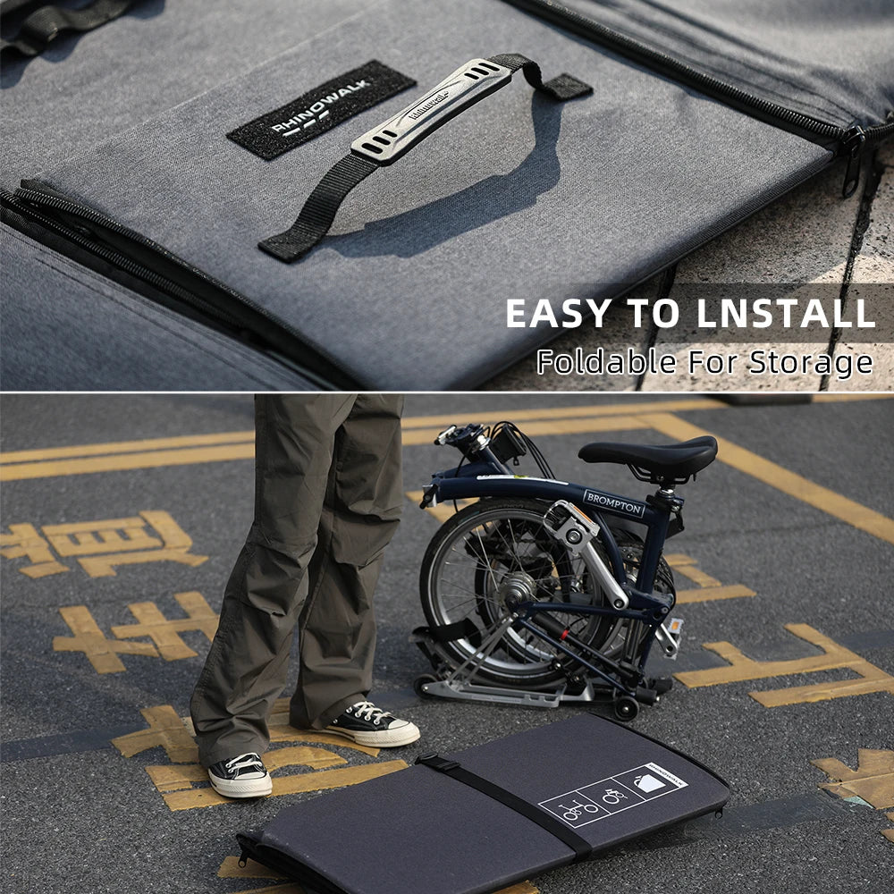 Folding Bike Trolley Storage Box With Quick Release Wheel For Brompton Bike Fit 14-16 Inch Folding Bicycle Car Storage Trunk