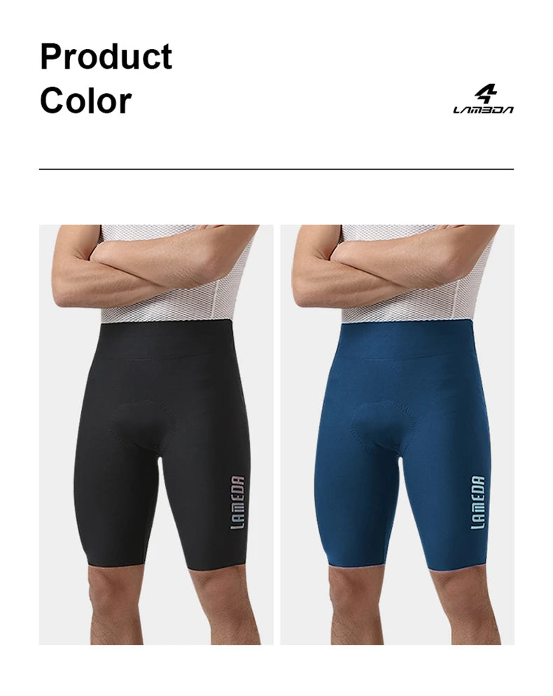 Original LAMEDA S-2XL UK Size Summer Bicycle Shorts Five-Point Cycling Pants Shock-Absorbing Men's Cycling Clothing Mountain Road Bike Leggings for Men