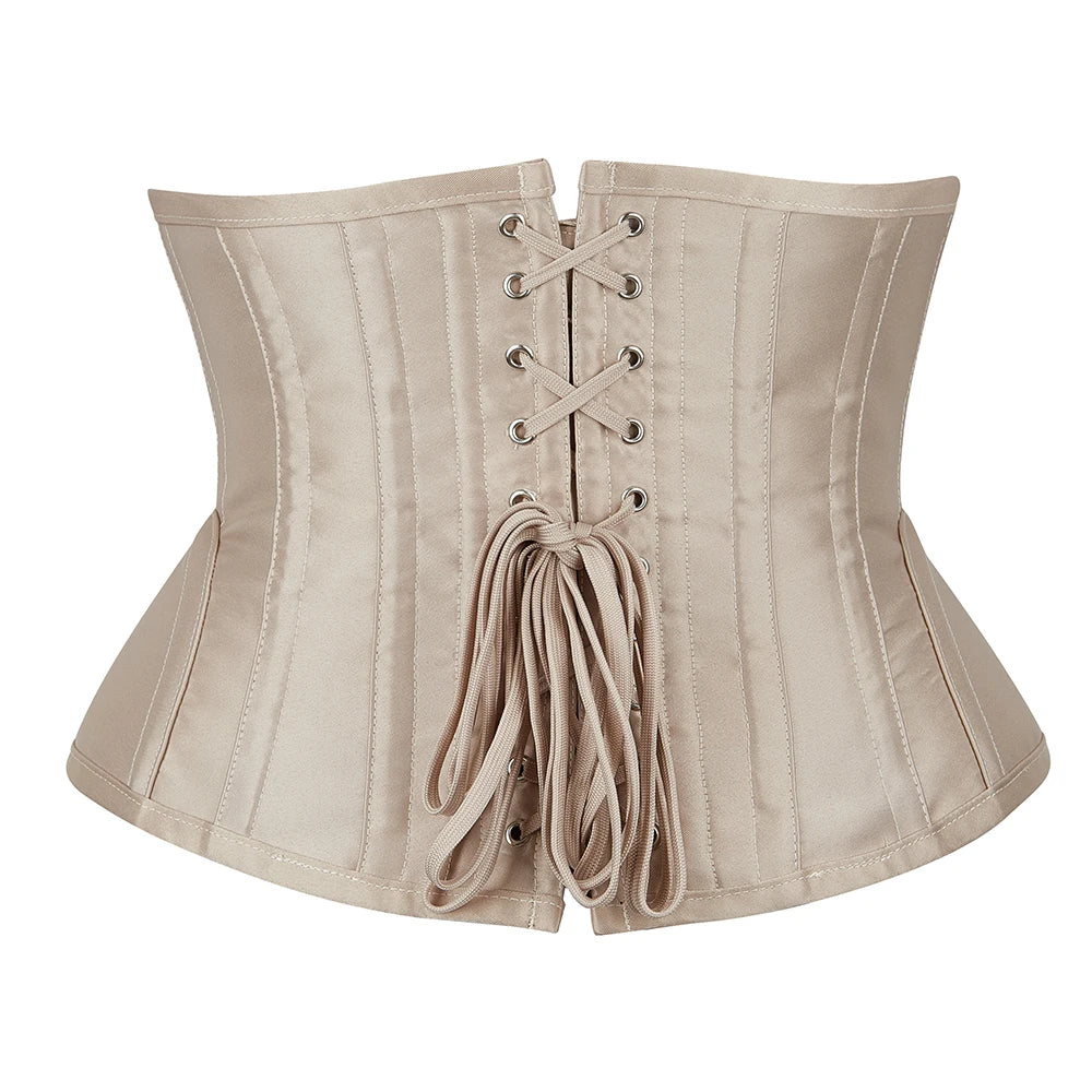 S-6XL High Quality Women Girls Steampunk Short Torso Under Bust Corset Hourglass Curve Waist Trainer Shaper Female Shapewear Ladies Body Slim Care Underwear Products
