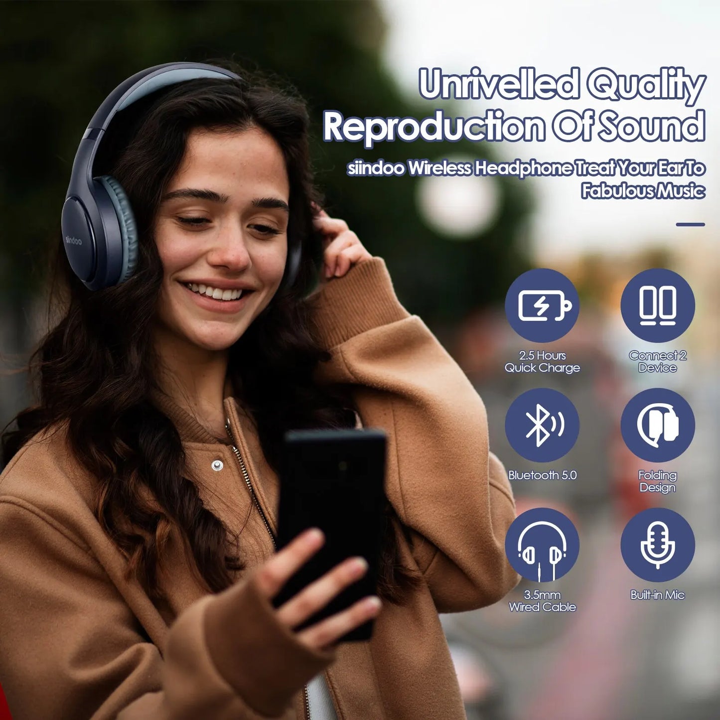Wireless Bluetooth Headphones Pink&Blue Foldable Stereo Earphones Super Bass Noise Cancelling Mic For Laptop TV