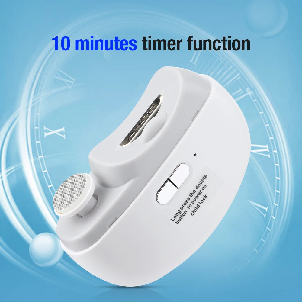 NEW Arrivals Electric Nail Clipper for Elderly Automatic Adult Baby Nail Trimmer Fingernail Grinding Nail Cutter Manicure with Light Sharpen