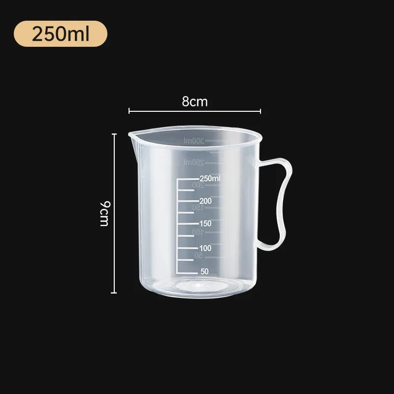 250/500/1000/2000ml Spout Kitchen Lab With Handle Measuring Cup Cooking Liquid Pitcher Jug Pour Durable Spout Kitchen Tools