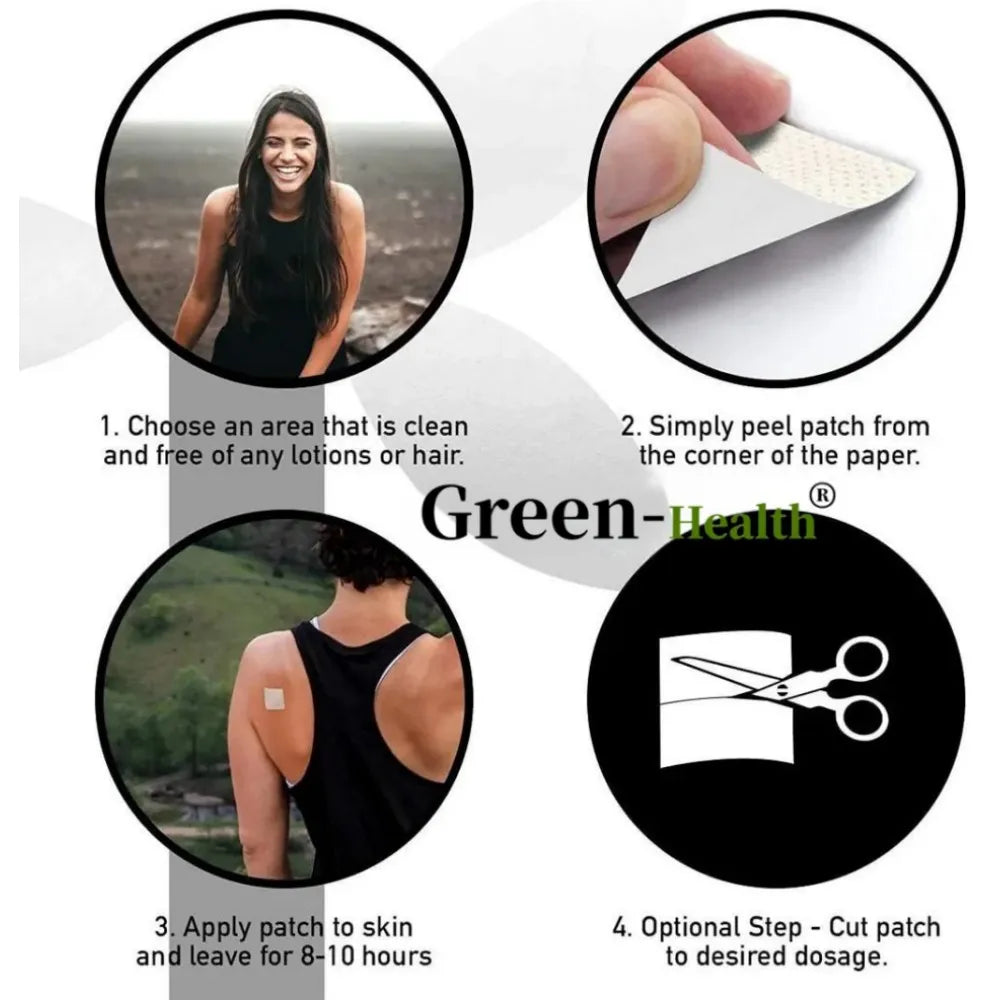 Quercetin Transdermal Patches with Zinc-Immune System Booster, Lung Support - 30 Patches One Month Supply