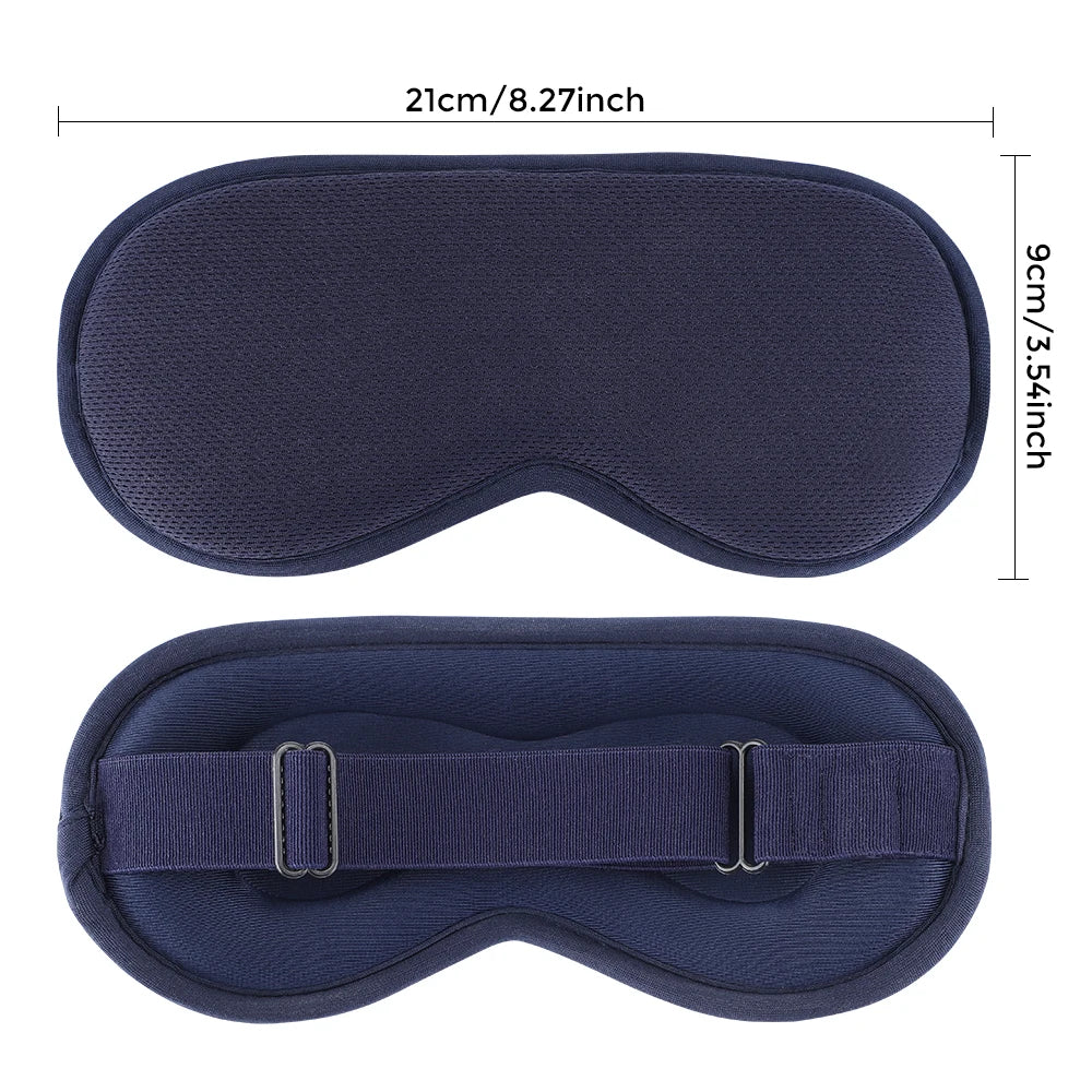 NEW Electric Steam Eye Massager Sleeping Mask Heated Eye Resistant Remover Eye Temperature Massage Relieve Fatigue Office Eye Shade Ladies Beauty Salon Spa Supplies