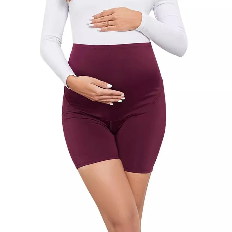 NEW Arrivals Maternity Short High Waist Sport Hip Leggings Short Yoga Pant Maternity Safety Pants Sports Cycling Short Pregnancy Clothes Outdoor Hiking Fitness Sports Apparel Accessories