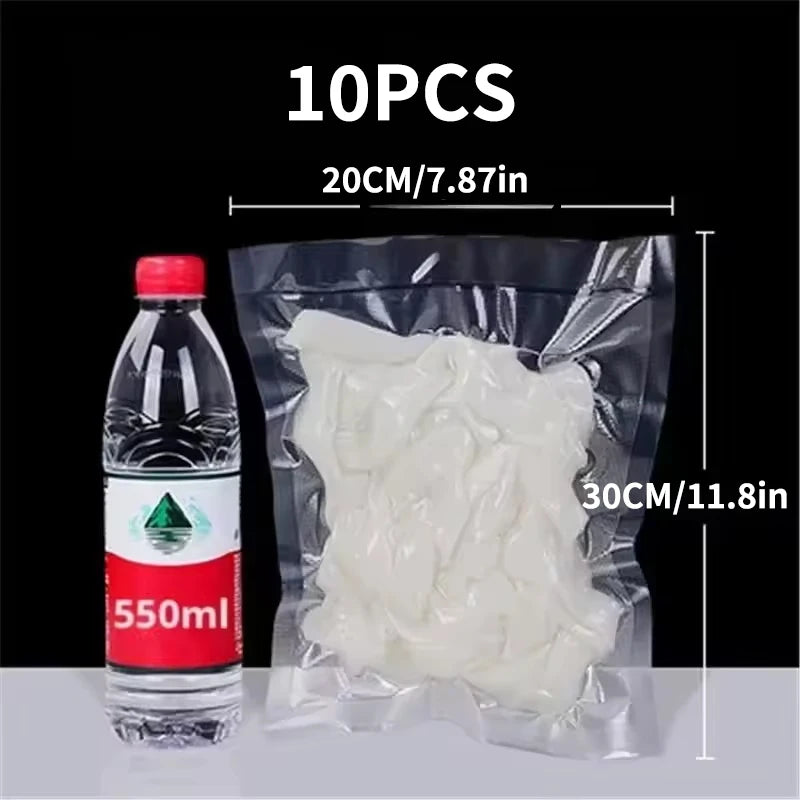 NEW Arrivals Electronic Vacuum Sealer Machine Food + 100PCS Bags Set Wet Dry with Kitchen Storage Sealing Machine Built-In Cutter Food Vacuum Packaging Machine
