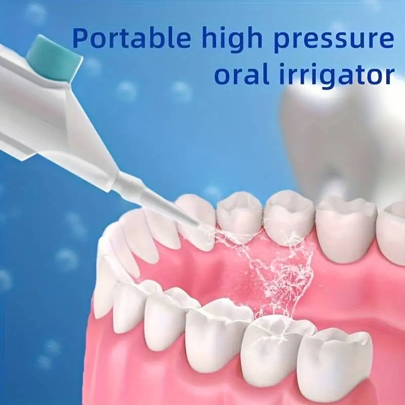NEW Household High Pressure Oral Irrigator Portable Teeth Clean Water Dental Floss Manual High Pressure Water Toothpick Dental Accessories