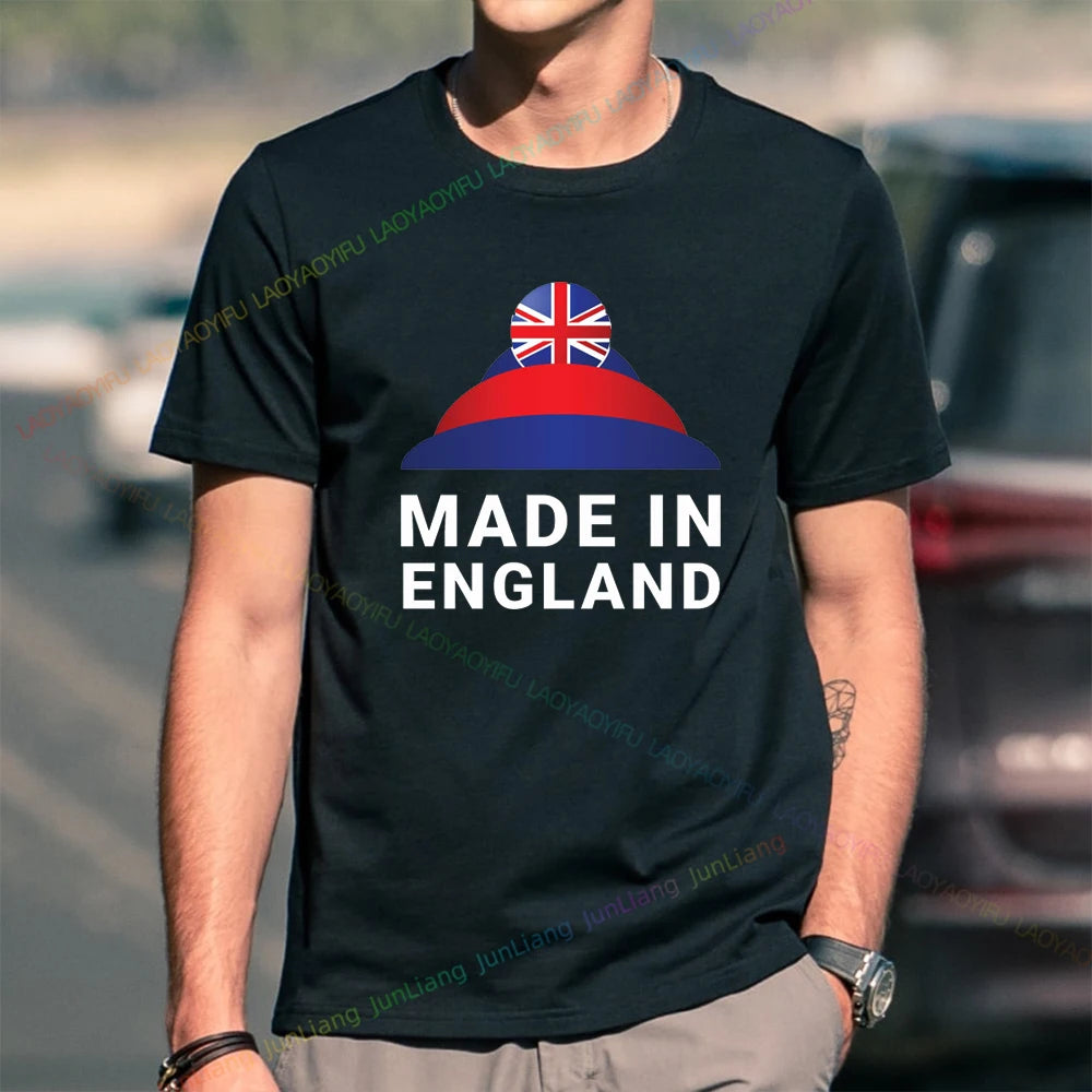 NEW Arrivals S-4XL Summer New Shirt England Flag Badge Unisex Patriotism Graphic T-Shirts Women's T-Shirts Men T-shirt Short Sleeve Tee Women Men Casual Sports Supplies