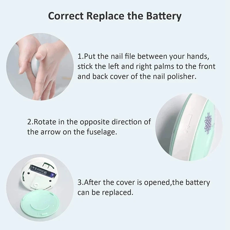 NEW Arrivals Electric Baby Nail Trimmer Kid Nail Polisher Tool Infant Manicure Scissors Baby Hygiene Kit Baby Nail Clipper Cutter For Newborn Personal Care Supplies