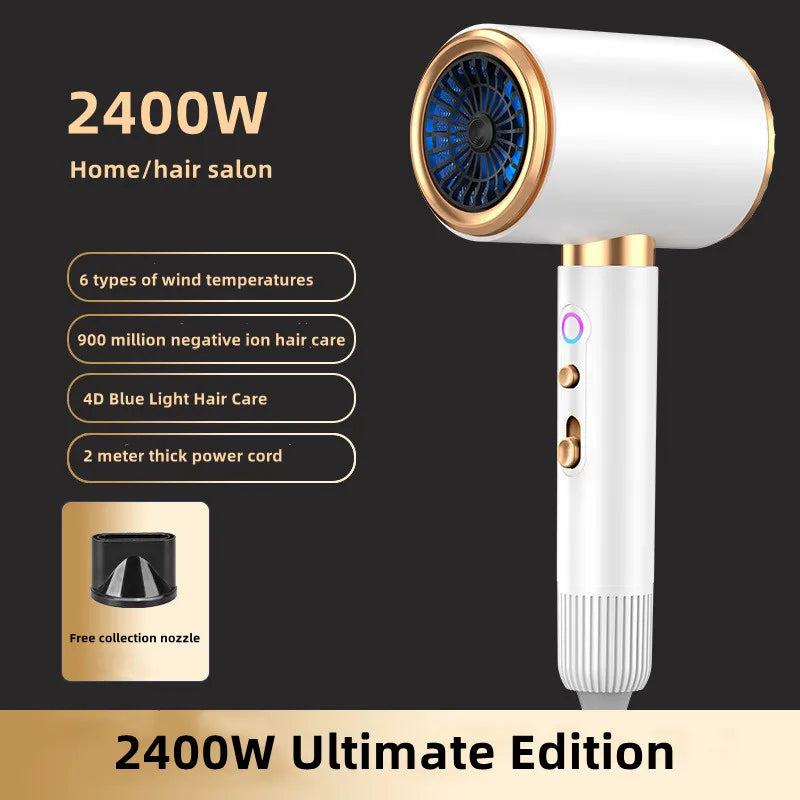 NEW Arrivals The Latest High-Speed Japanese Hair Dryer, High-Power Blue Light ION Home Hair Salon Hair Dryer, Household Appliance UK.EU. Plug-In Hair Care Accessories