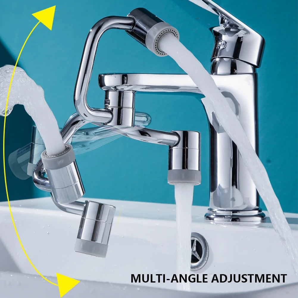 NEW Arrivals 1080 Rotating Rotatable Spray Attachment Filter Extension Kitchen Faucet Extend 2 Mode Splash Filter Extension Stainless Steel Faucet